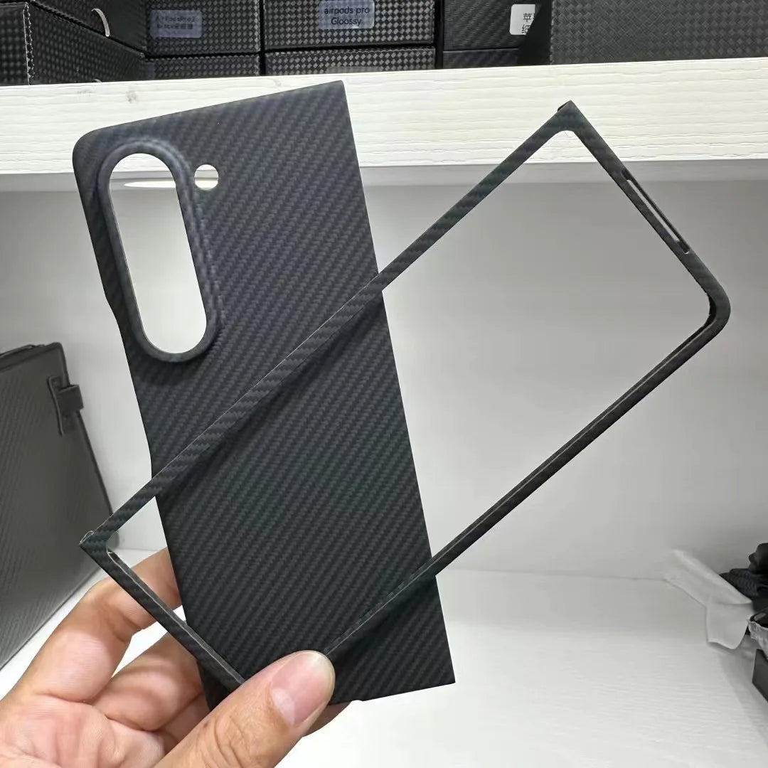 YTF Carbon Fiber Case For Samsung Galaxy Z Fold 5 - Premium Mobile Phone Cases from YTF-Carbon - Just $50! Shop now at Dressmycell.com YTF Carbon Fiber Case For Samsung Galaxy Z Fold 5 - Premium Mobile Phone Cases from YTF-Carbon - Just $50! Shop now at Dressmycell.com